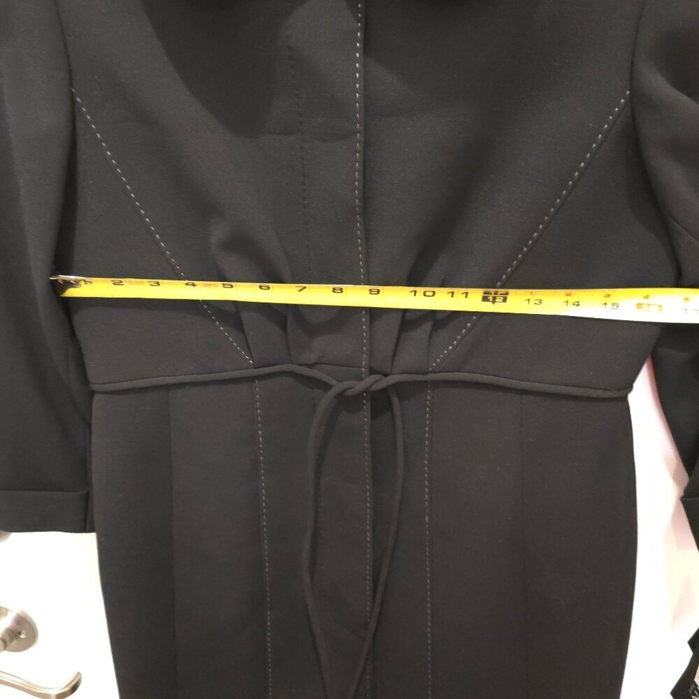 Anne Klein Black 2 Piece Suit Size 6 Coat & Skirt Fully Lined New with Tags - Picture 10 of 16